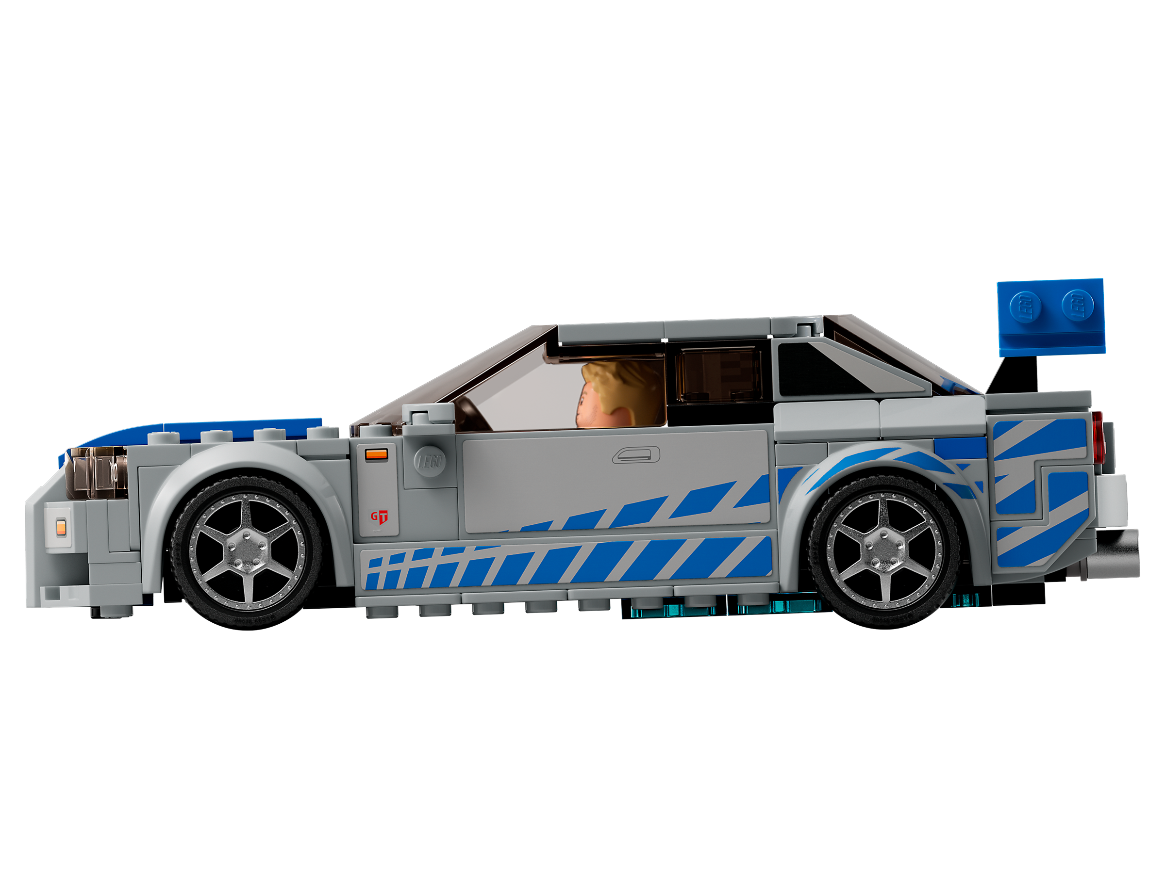 Skyline R34 custom Blue Nismo GTR Model Built and Compatible with LEGO®  Bricks