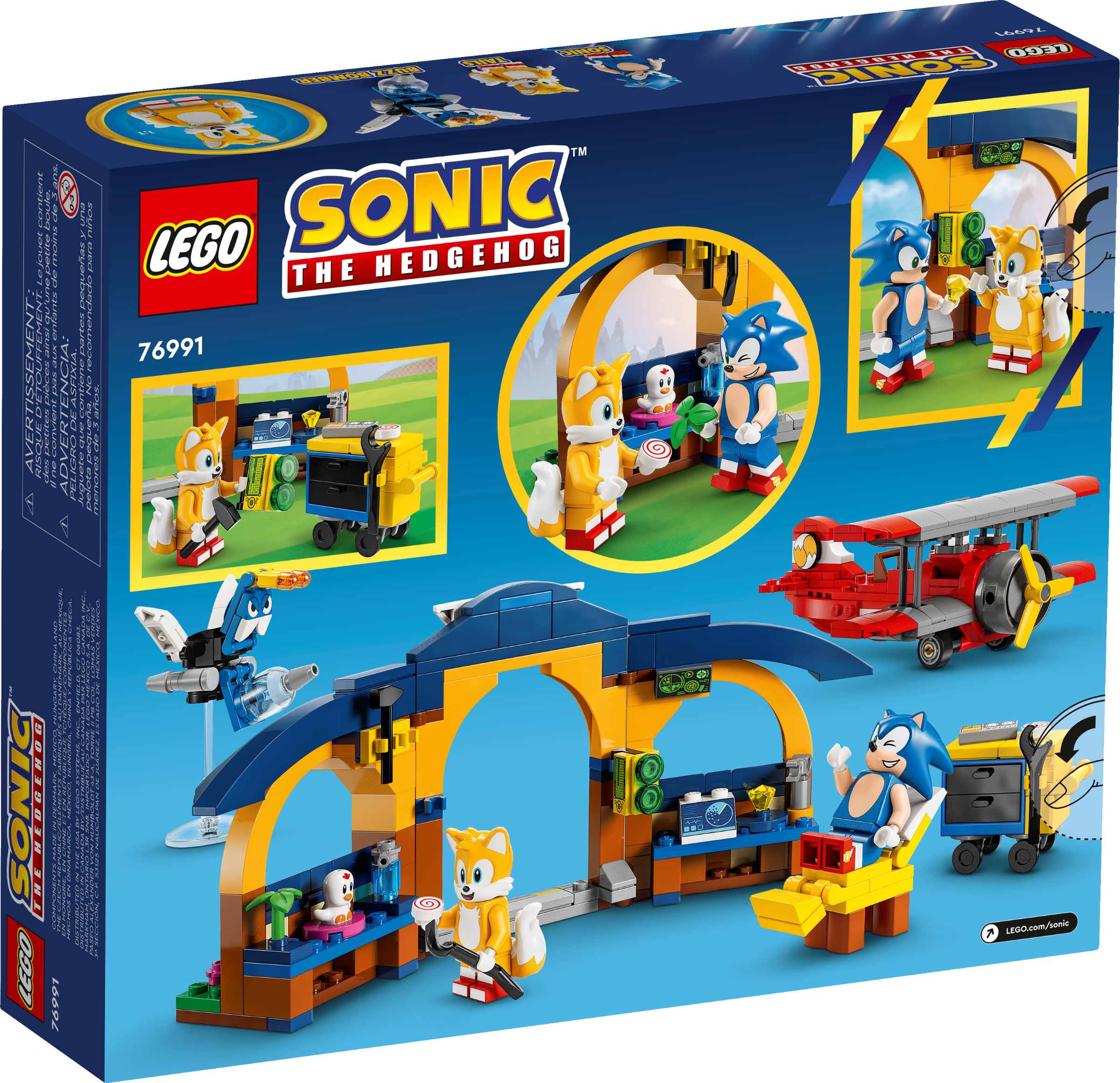 Tails' Workshop Plane 76991 | LEGO® Sonic the Hedgehog™ | Buy online at the Official Shop US