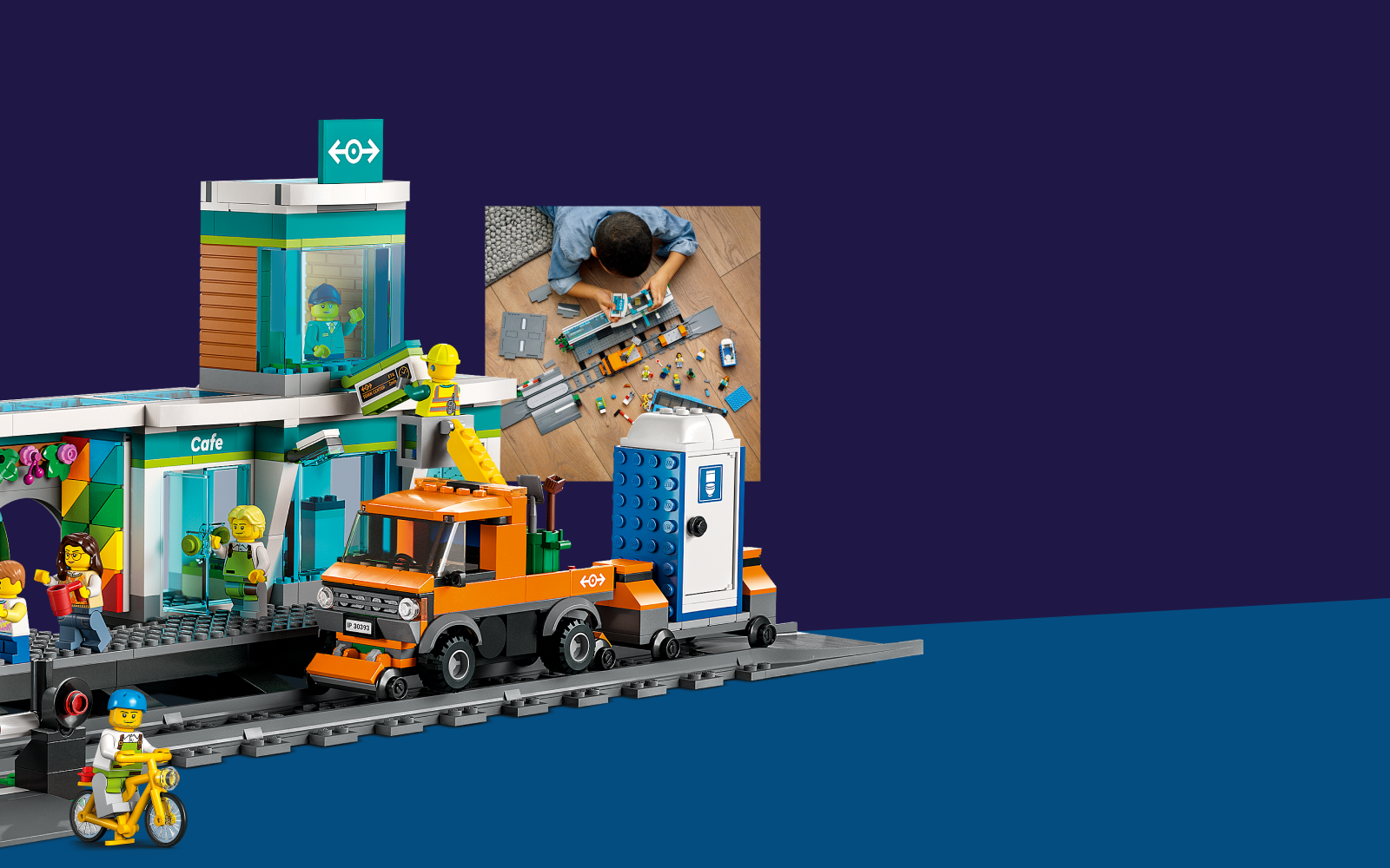 Trains et rails LEGO® City  Boutique LEGO® officielle FR