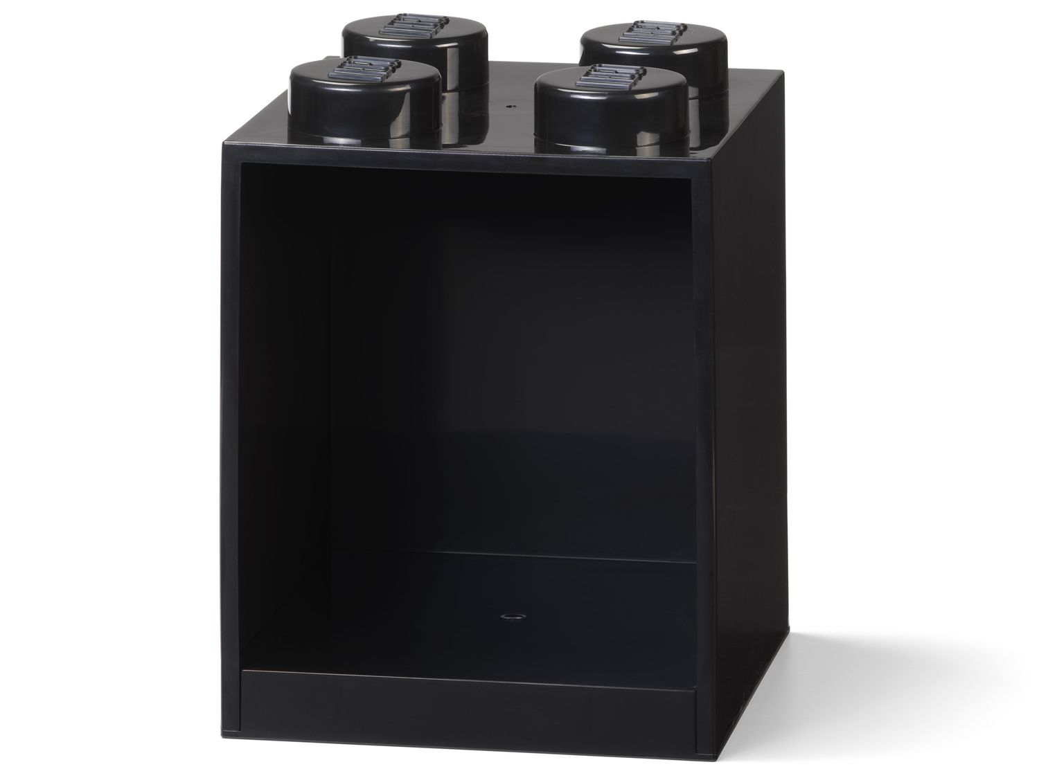 4-Stud Brick Shelf – Black