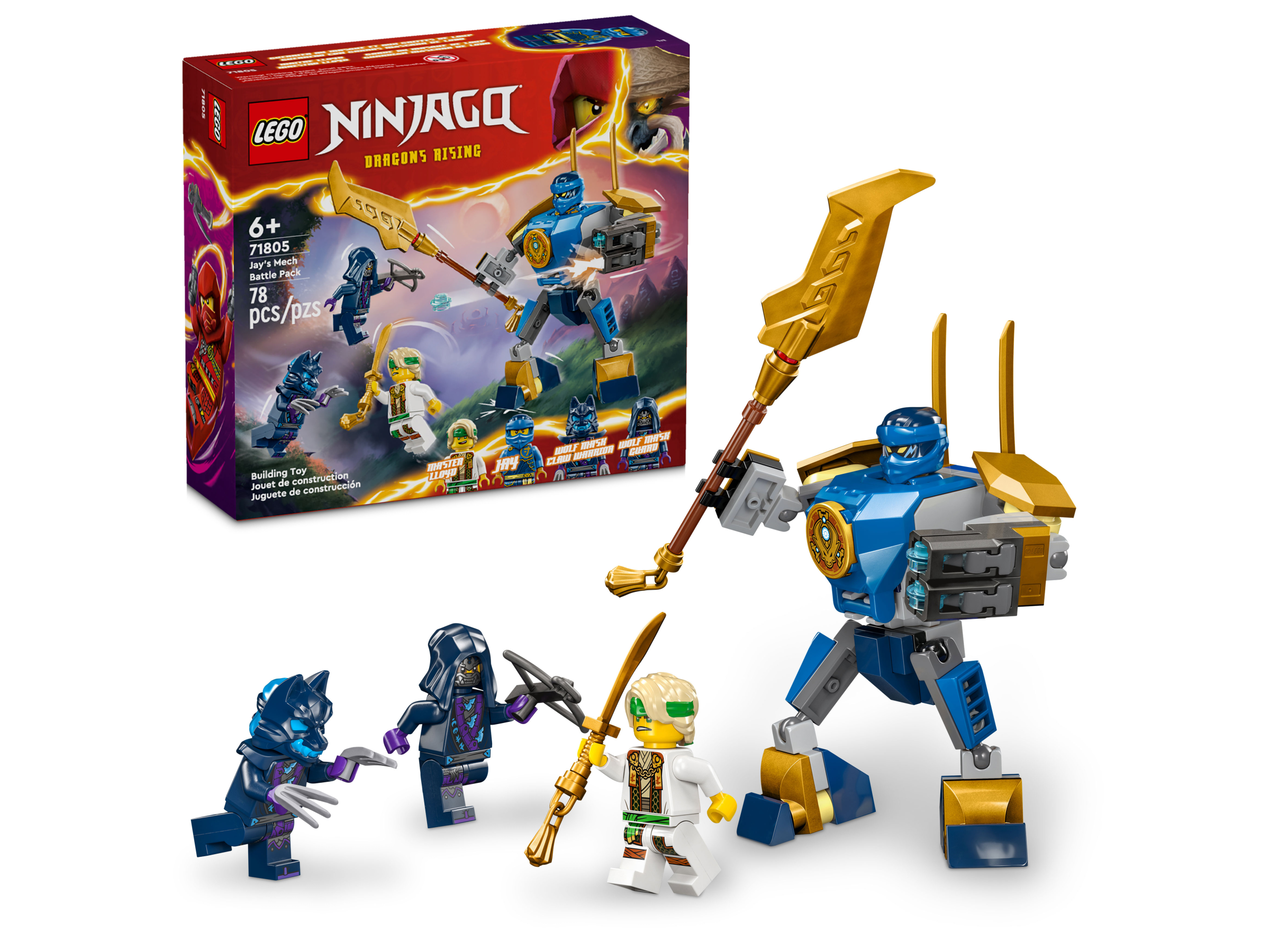 Jeux de construction Lego Ninjago - Jay's Titan Robot