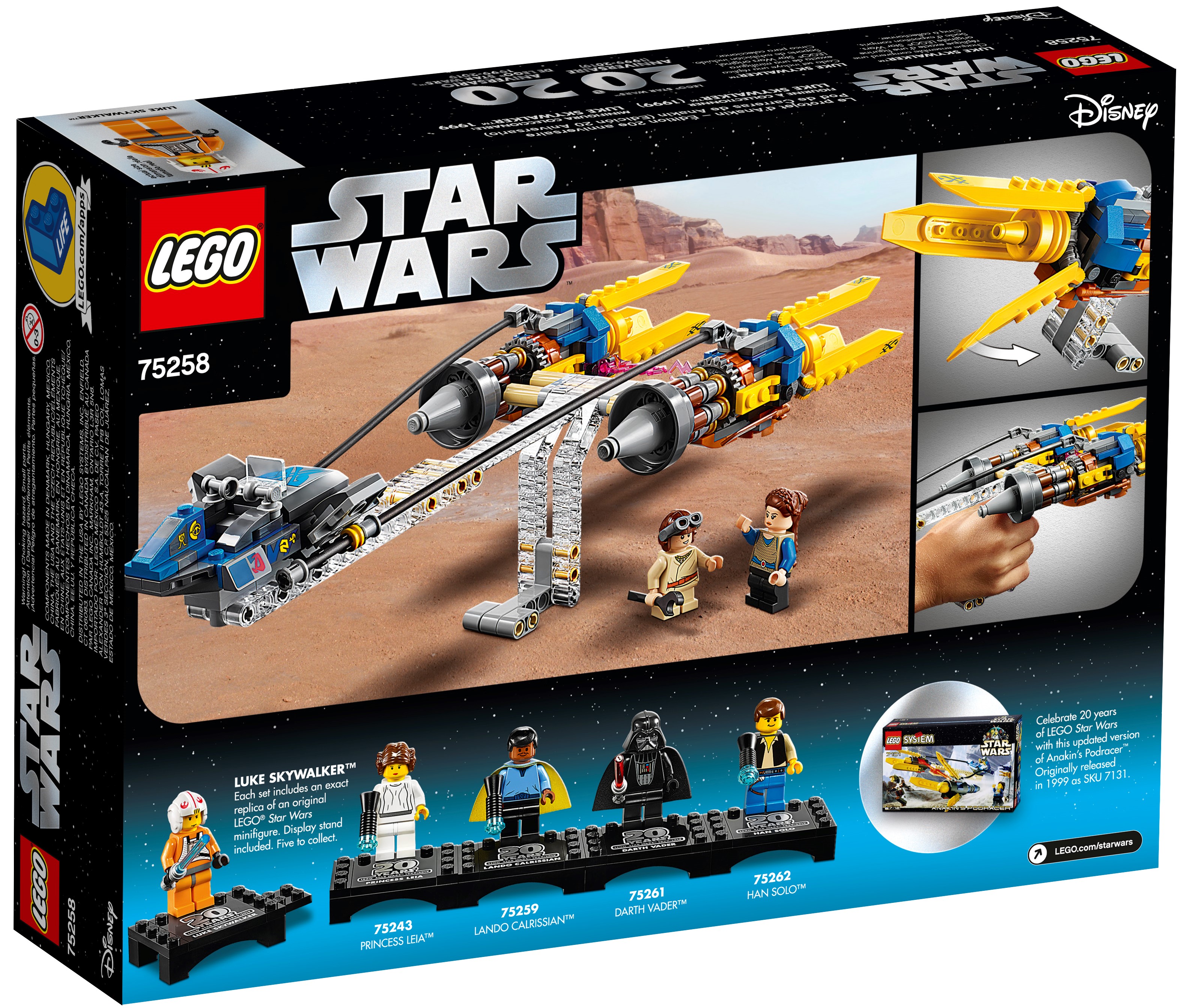 LEGO Star Wars Anakin's Podracer 75258 Nuovo/Scatola Originale 20 anni LEGO STAR WARS 