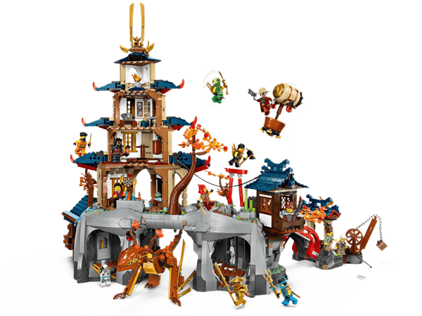 LEGO 71814 La ville au temple du tournoi — visuel 3 sur 8