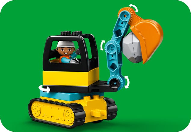 Lastbil og larvefødder | DUPLO® | Officiel LEGO® Shop DK