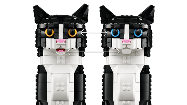 LEGO 21349 Le chat bicolore — visuel 5 sur 8