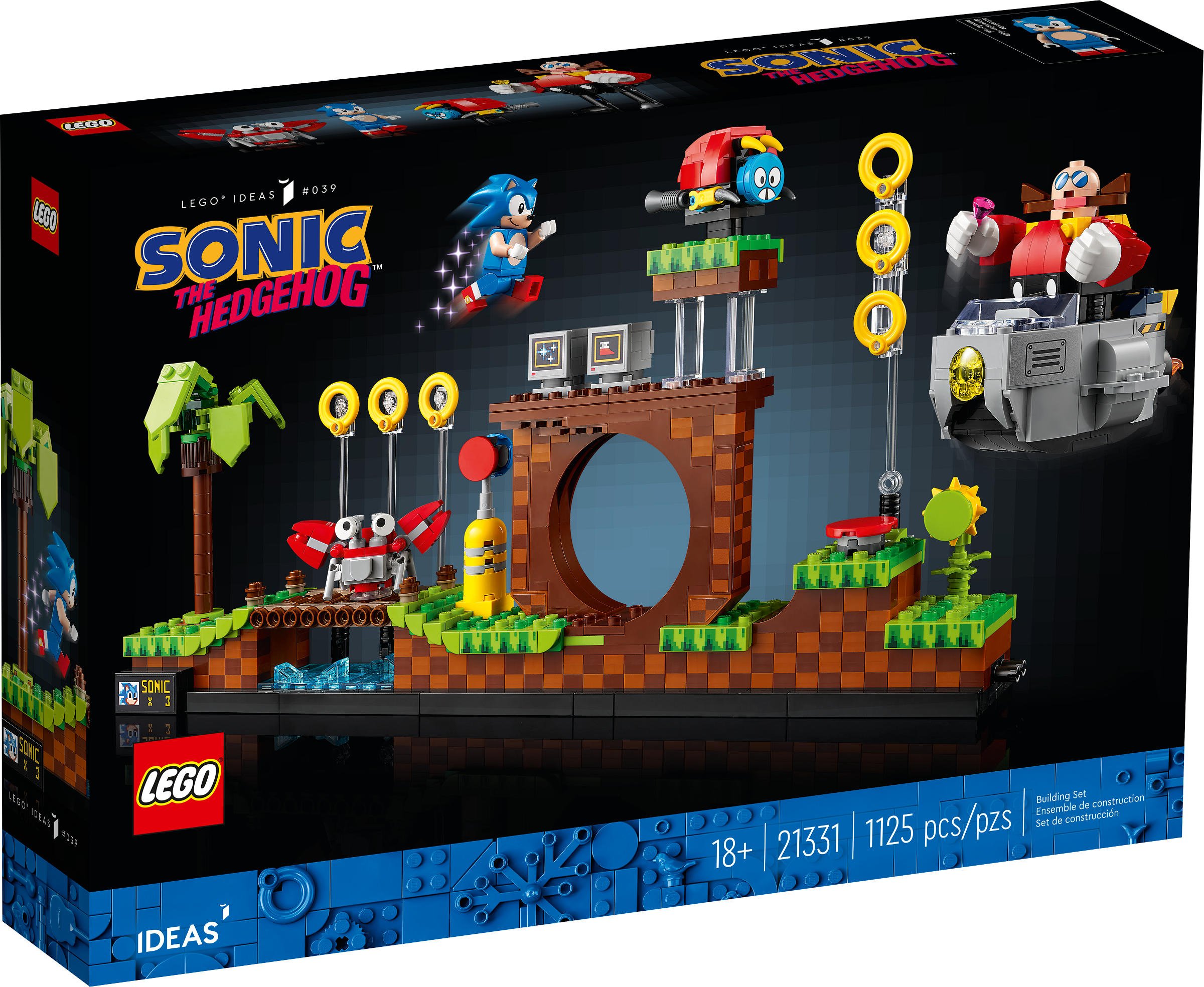 Lego Ideas Sonic the Hedgehog Green Hill Zone 21331 • Price »