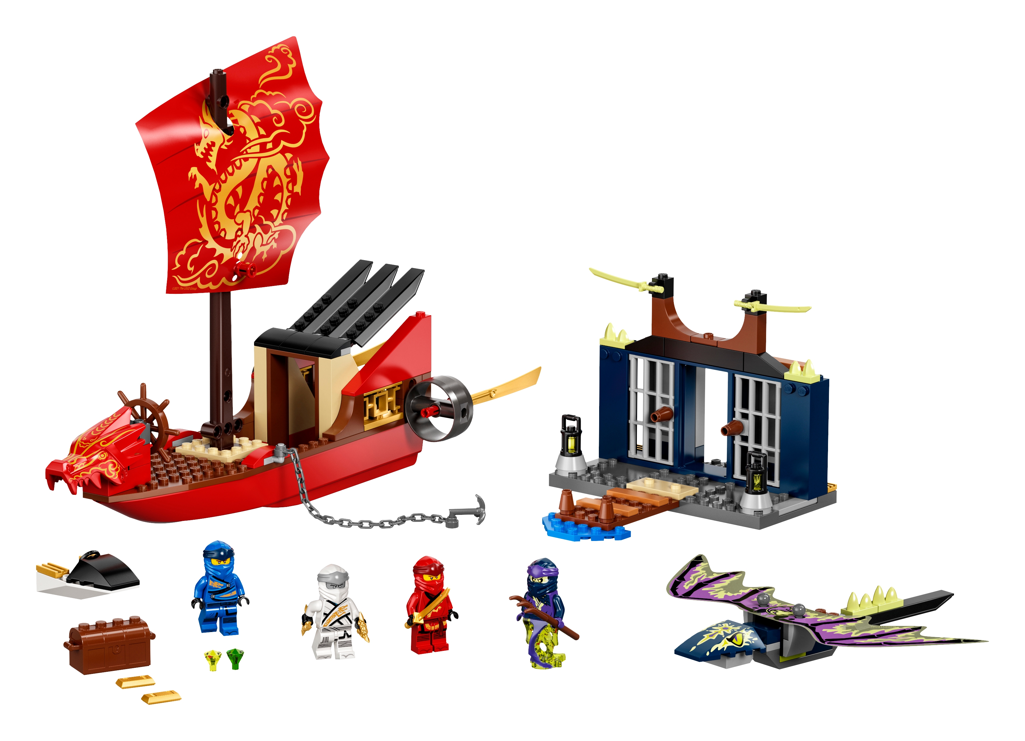 Burgerschap Maladroit onwettig Final Flight of Destiny's Bounty 71749 | NINJAGO® | Buy online at the  Official LEGO® Shop US