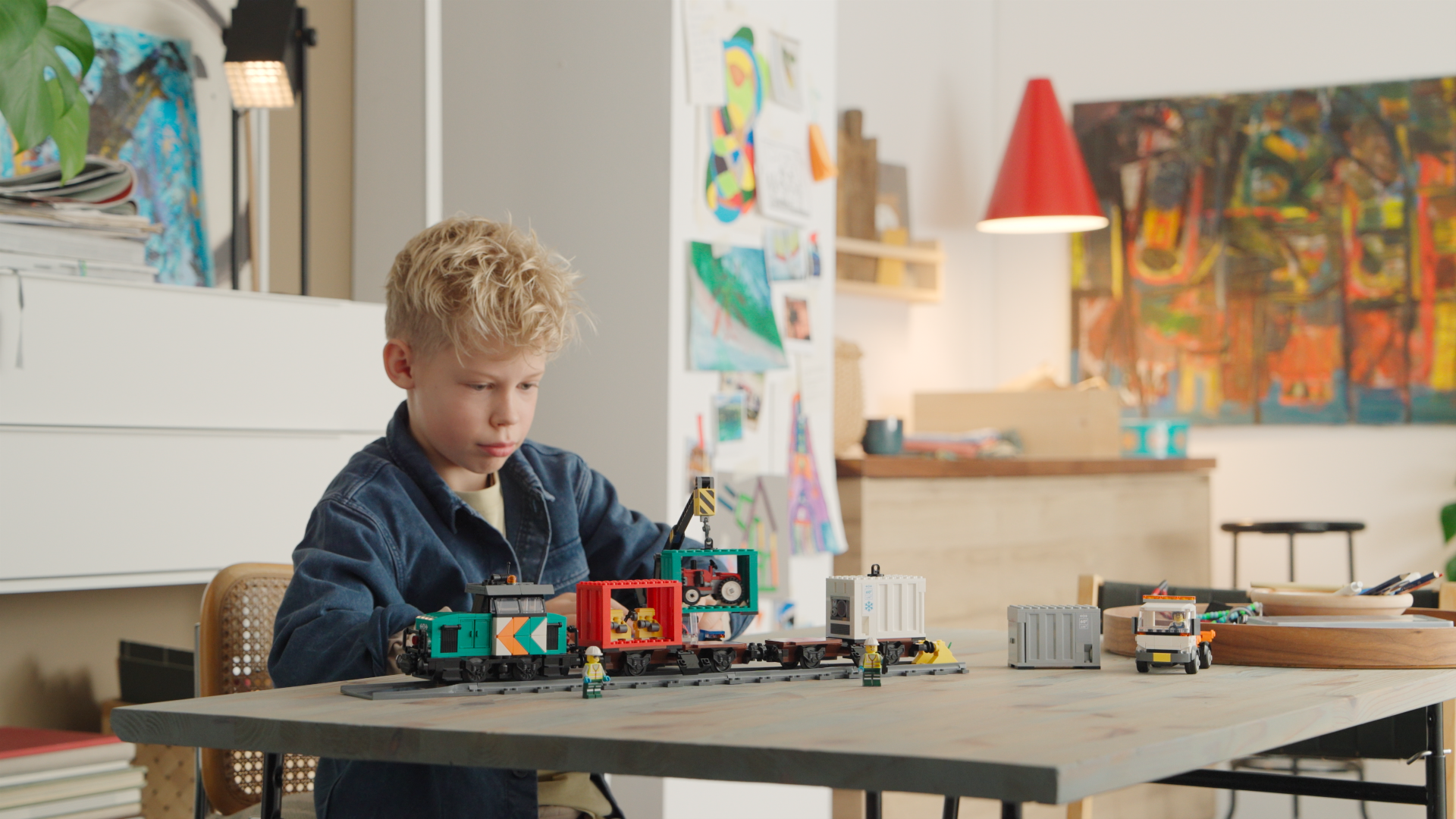 Harbor Freight Train with Crane & Truck - Image 4