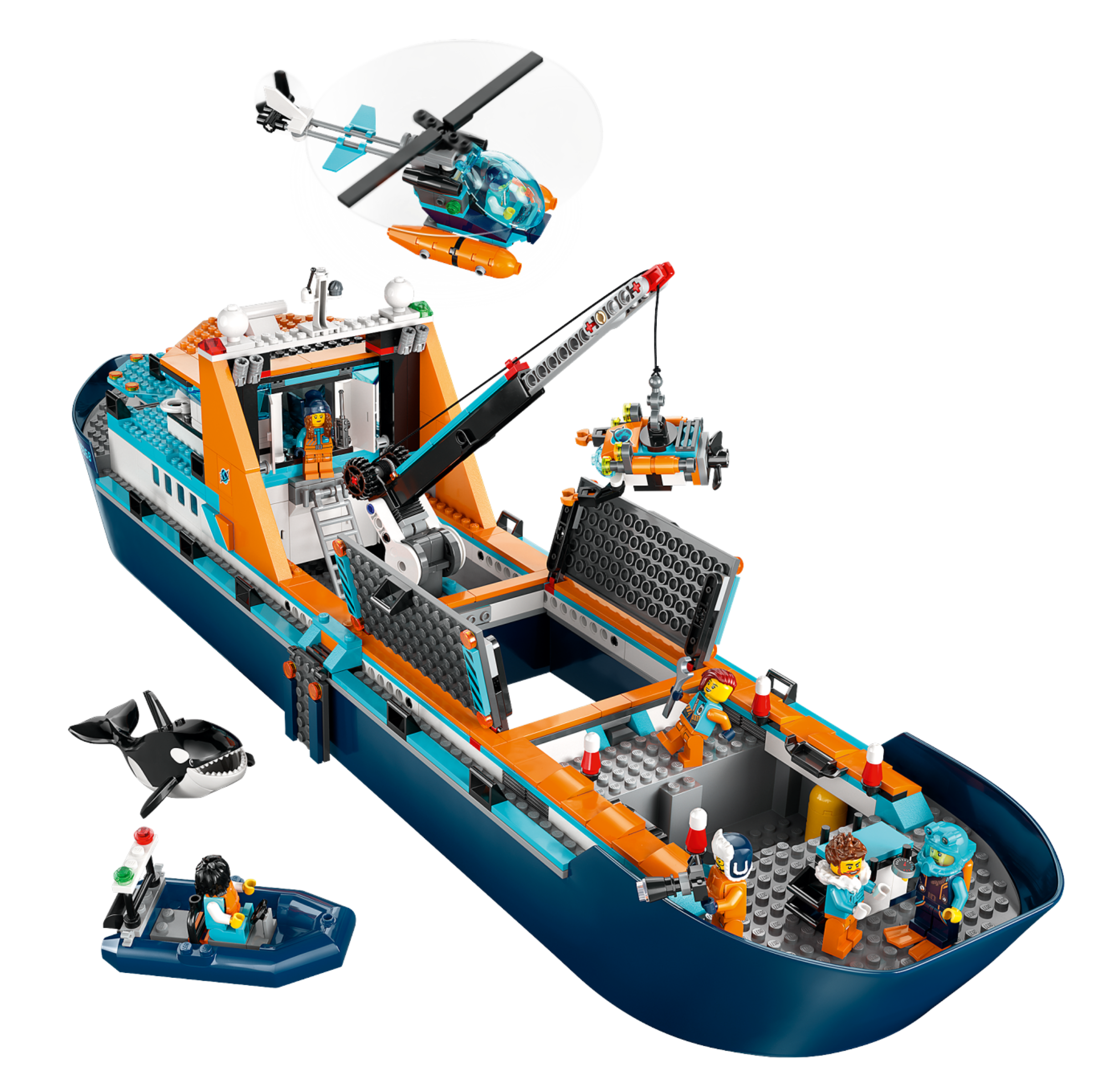 Arctic Explorer Ship 60368 | City | Buy online at the Official LEGO® Shop US