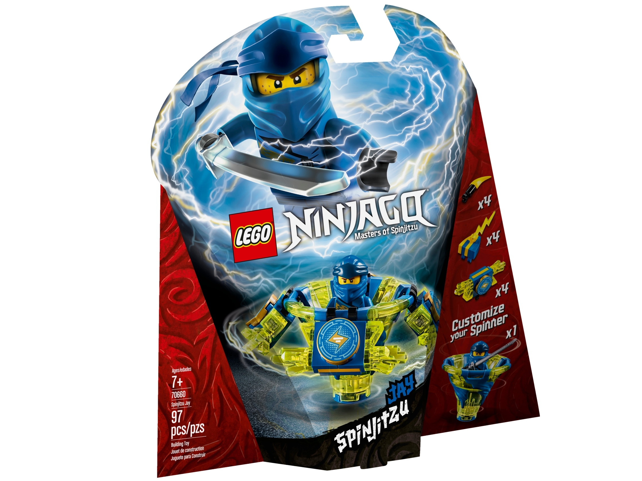 pegefinger Hyret alien Spinjitzu Jay 70660 | NINJAGO® | Buy online at the Official LEGO® Shop US