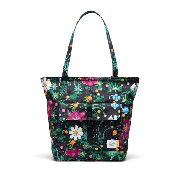 LEGO 5011188 Herschel Retreat™ sac fourre-tout - Motif floral botanique, noir