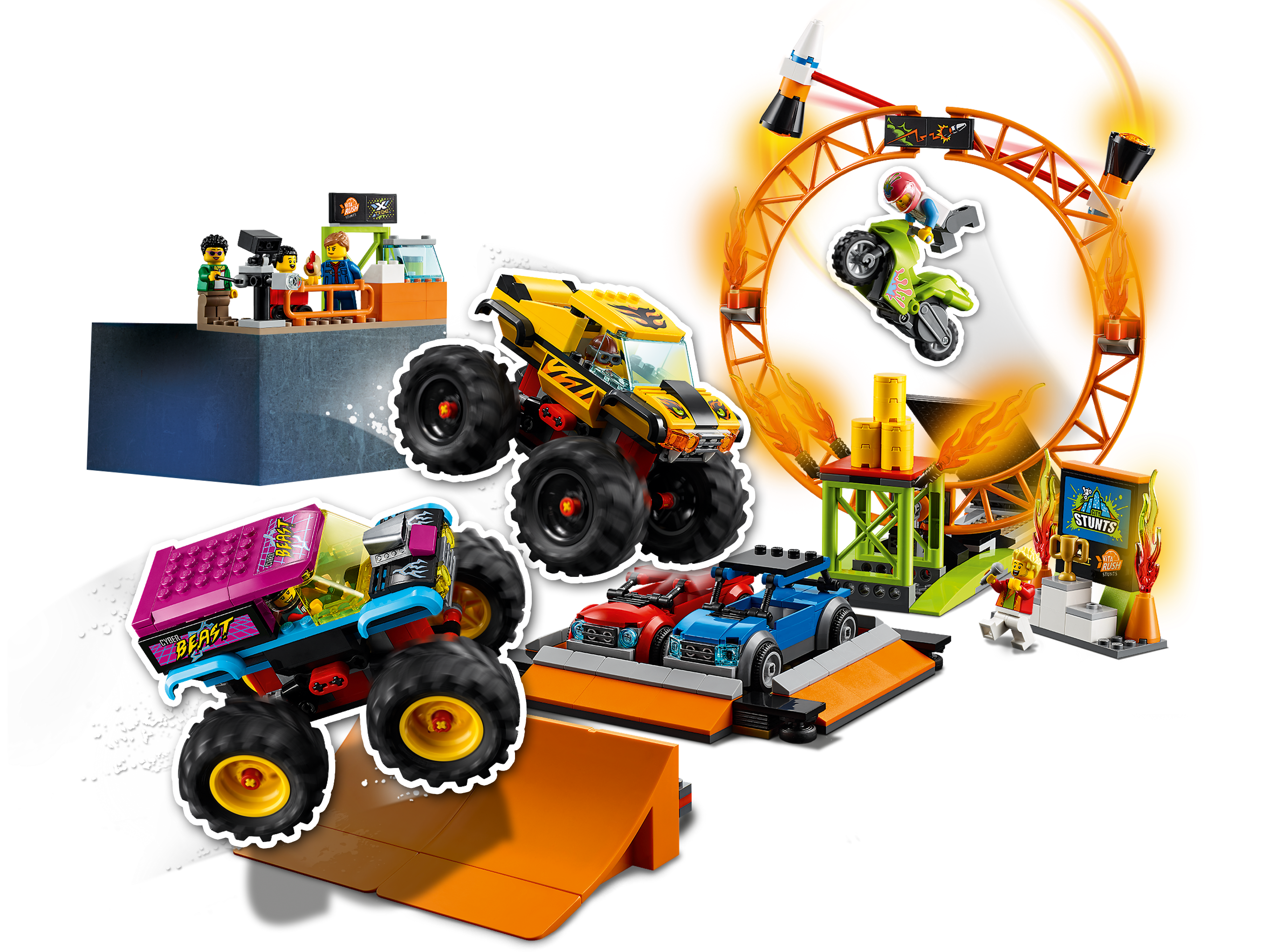 Stunt Show Arena 60295 | City | Buy online at the Official LEGO® Shop US