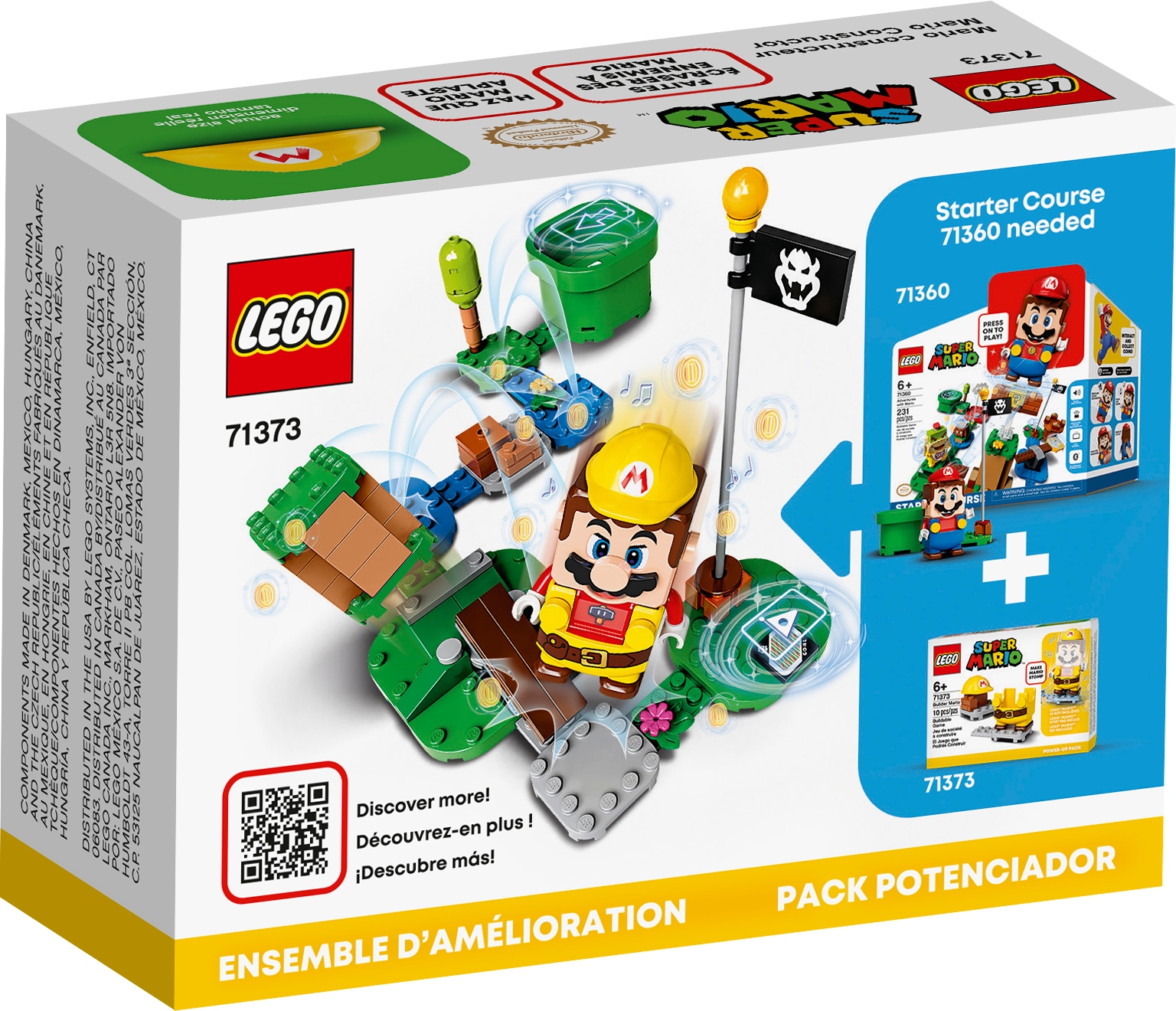 Builder Mario Power Up Pack Lego Super Mario Buy Online At The Official Lego Shop Us