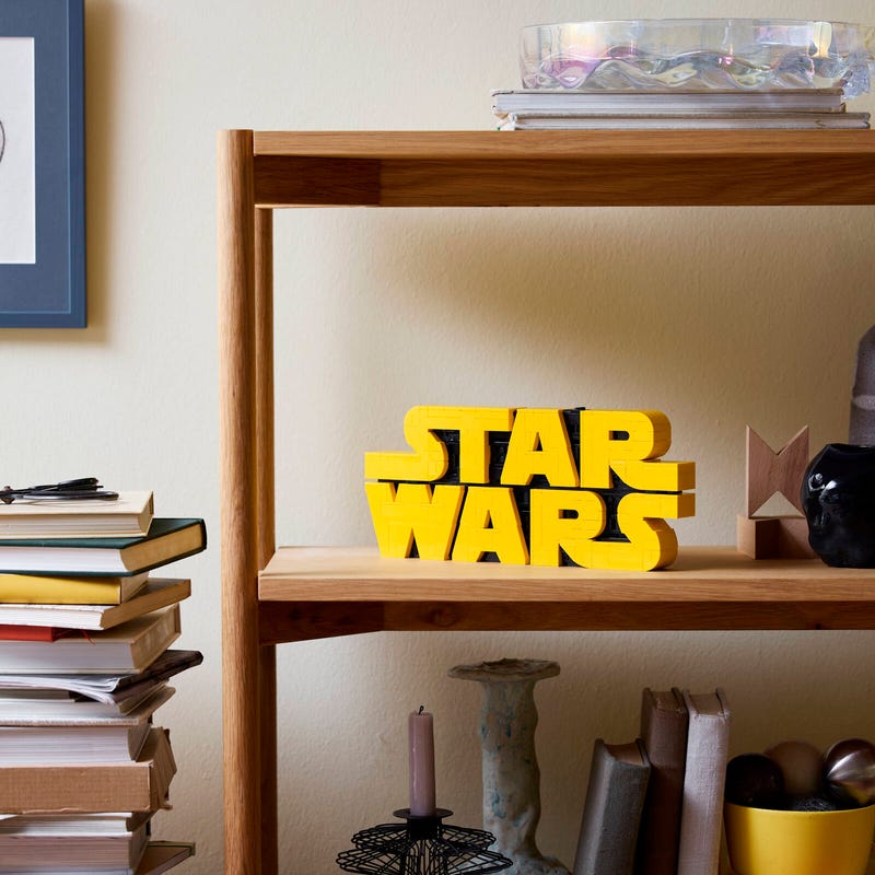 Logo Star Wars™ zbudowane z klocków