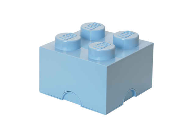 4-Stud Storage Brick – Light Blue - Image 1