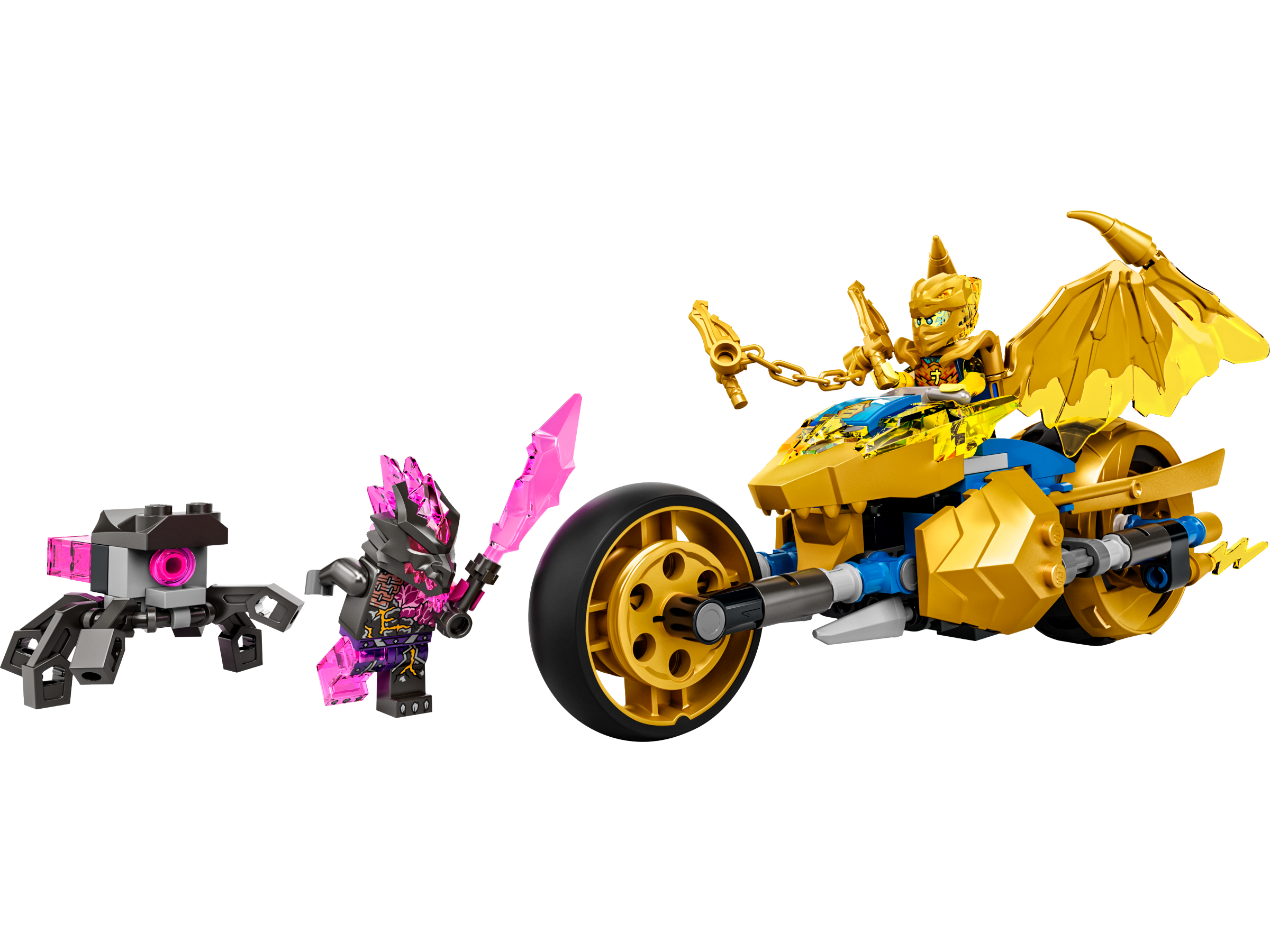 71768-LEGO-ninjago-moto-drago-oro-jay_3 - Brickone - Giocattoli di