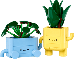 Petites plantes souriantes