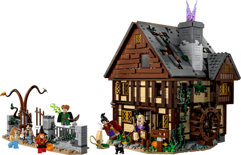 Disney Hocus Pocus: The Sanderson Sisters' Cottage — LEGO set 21341