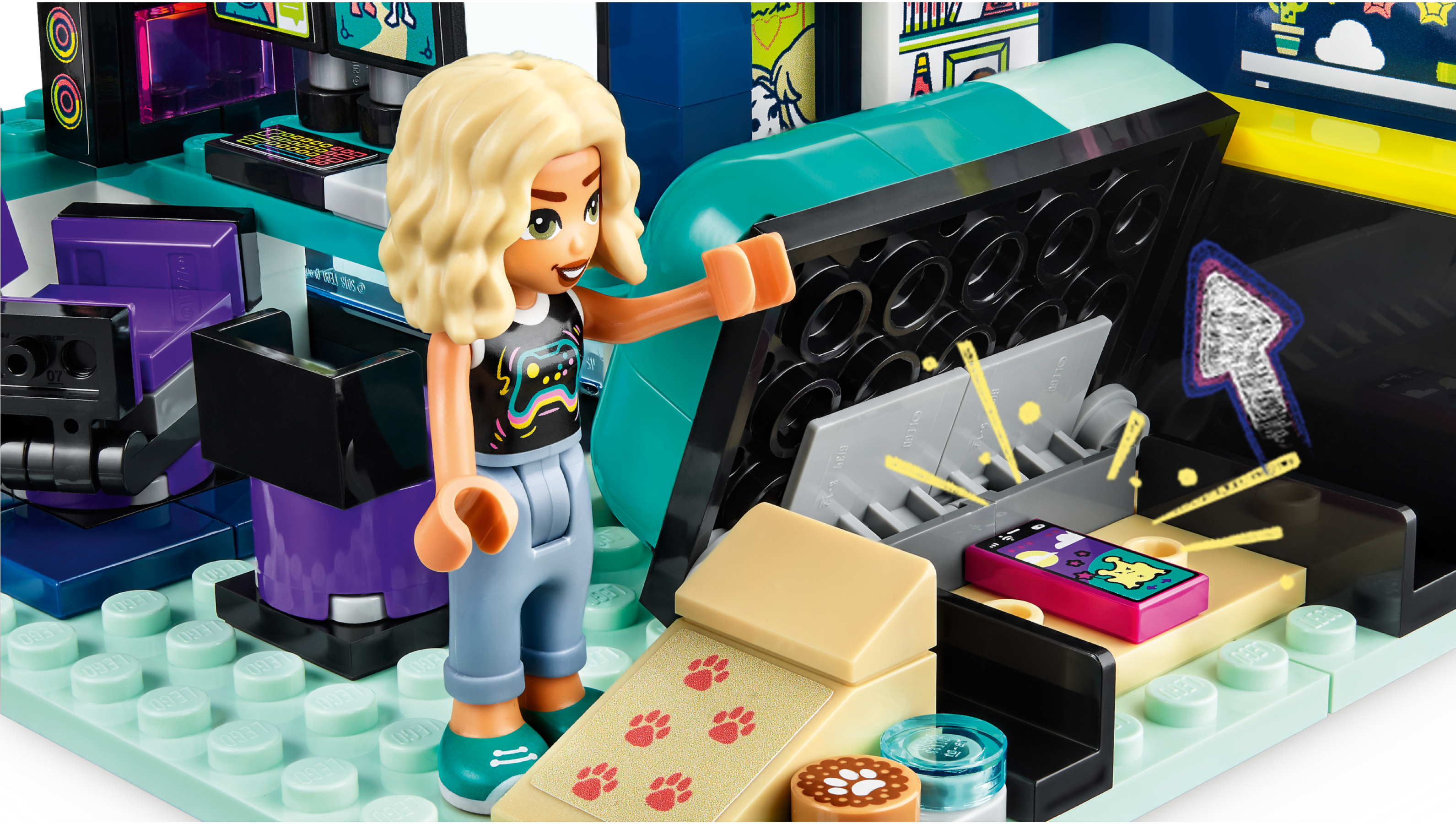 La chambre de Nova LEGO Friends 41755 - La Grande Récré