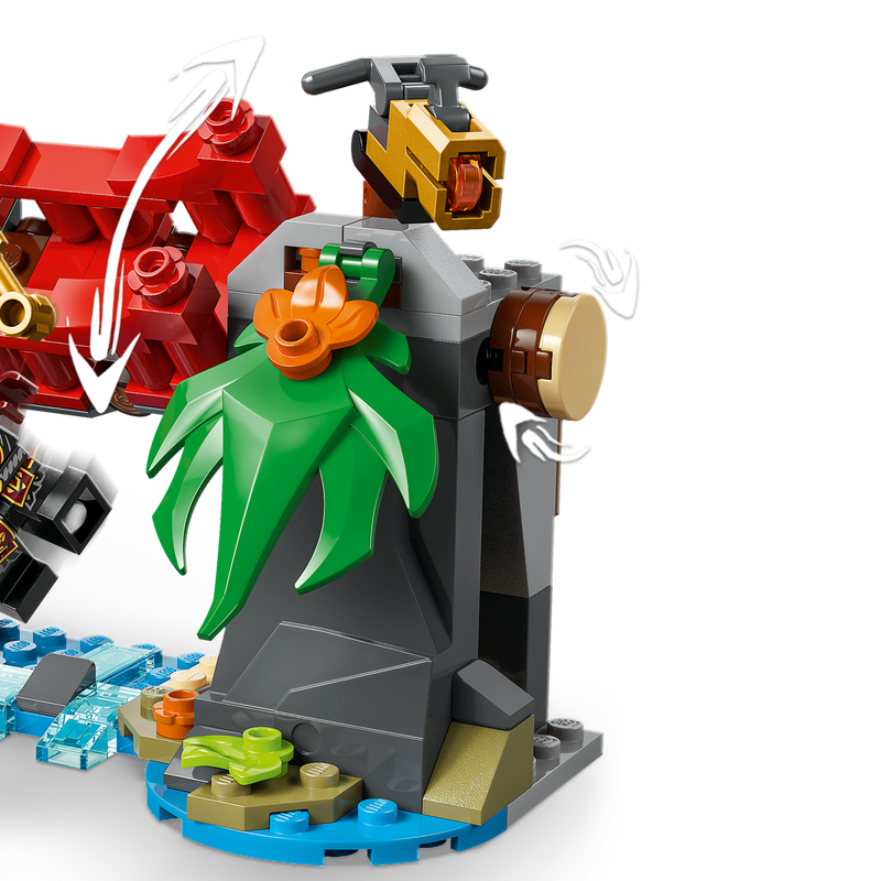 Bitwa ninja: domek na drzewie z pojazdami