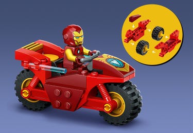 Iron Man with Bike and The Hulk 76287 Marvel Buy online at the