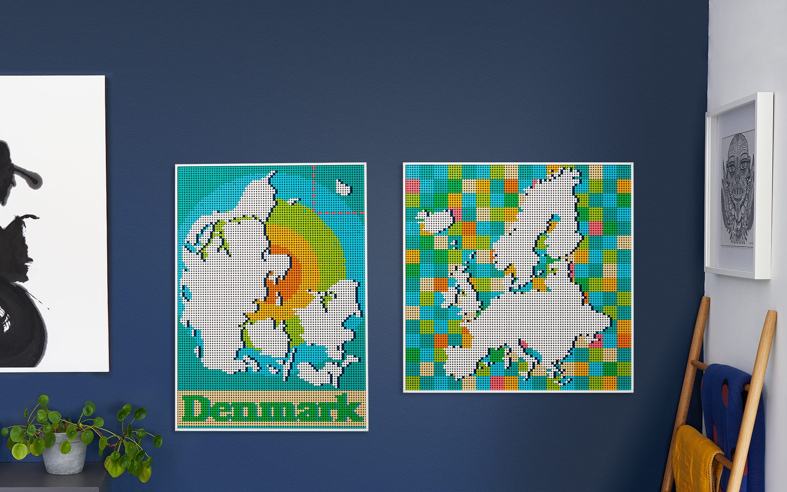 LEGO commercialise une carte du monde à construire pour indiquer vos voyages
