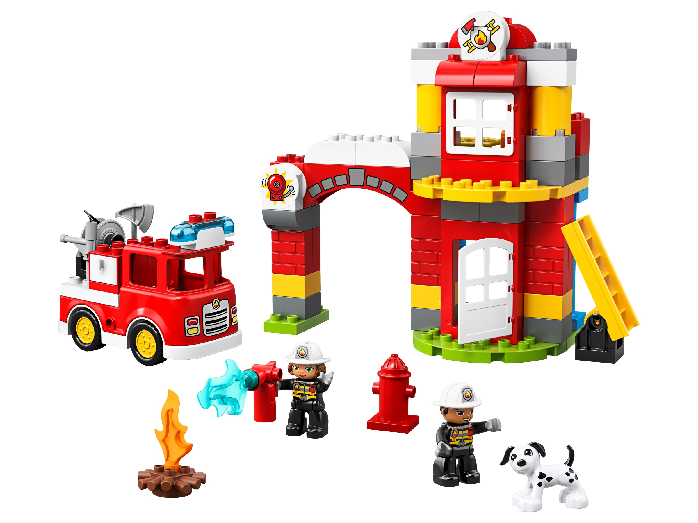 La caserne de pompiers 10903 | DUPLO® | Boutique LEGO® officielle CA