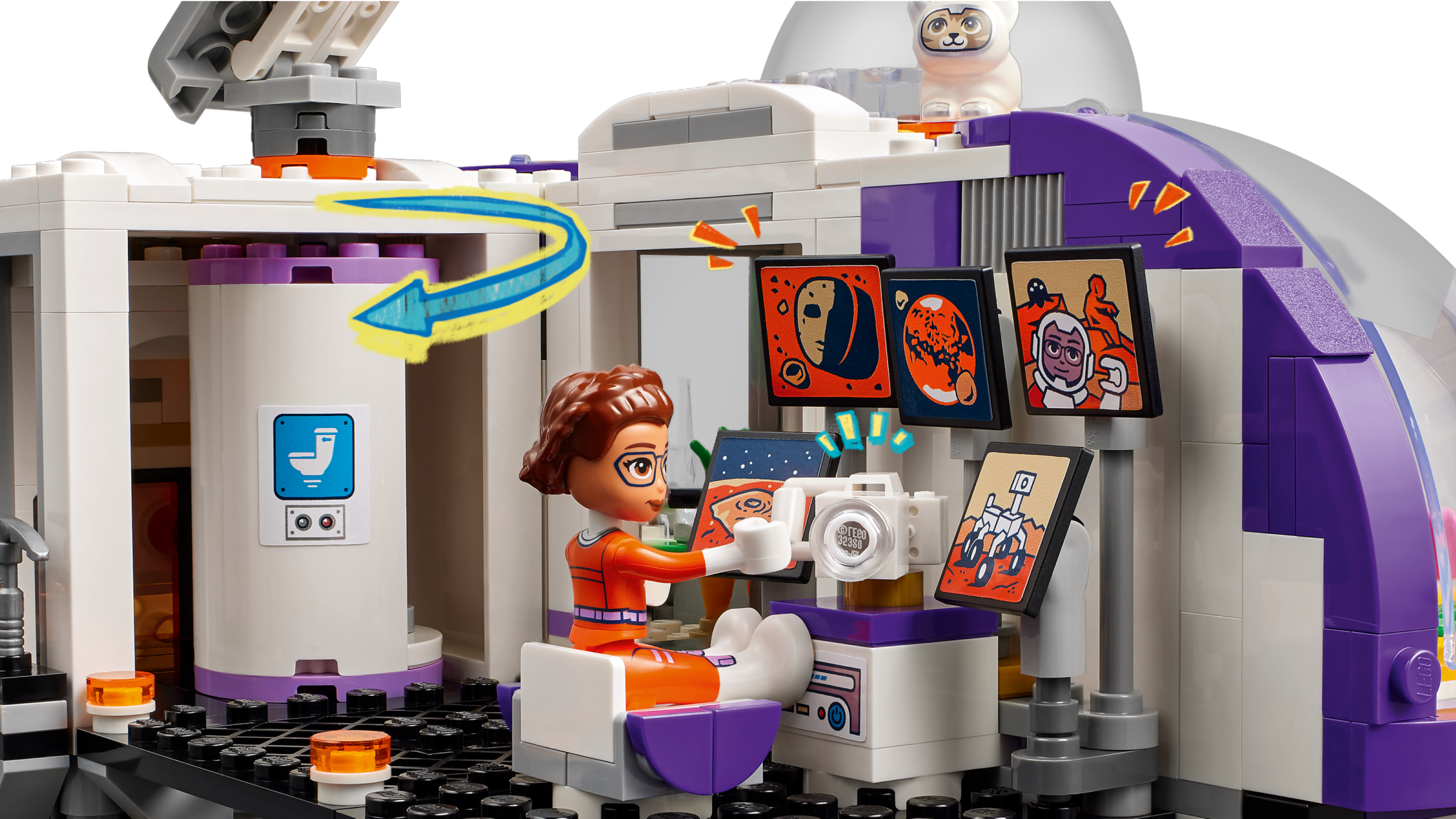 Mars Space Base and Rocket 42605 | Friends | Buy online at the
