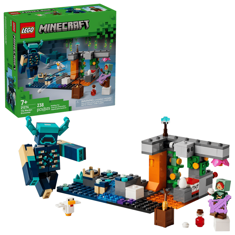 The Warden Encounter 21274 | Minecraft® | Buy online at the Official LEGO® Shop US