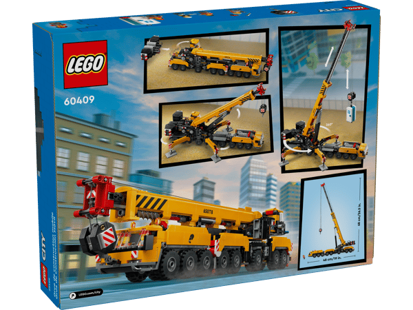 Yellow Mobile Construction Crane - Image 9