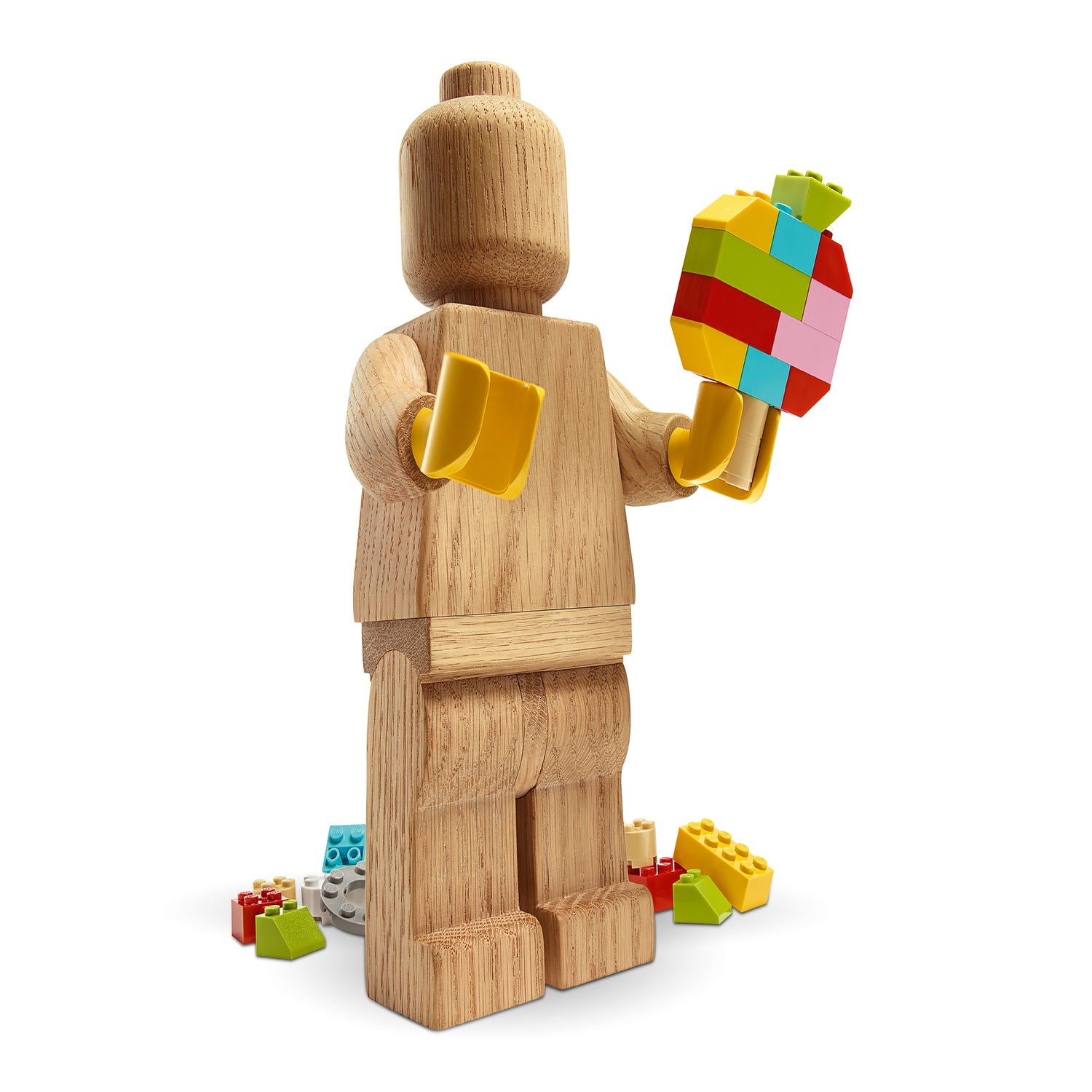 porselein telefoon Ga door LEGO® houten minifiguur 853967 | LEGO® Originals | Officiële LEGO® winkel NL