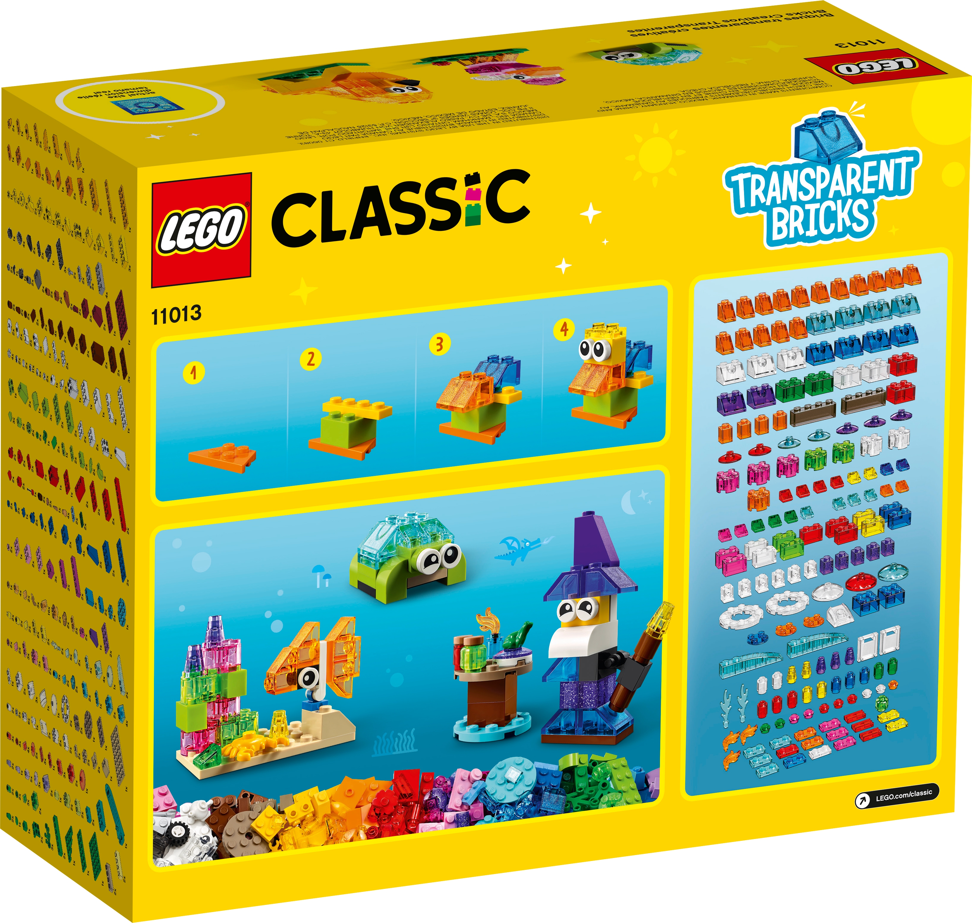 Creative Transparent Bricks 11013 | Classic | Buy online at the Official  LEGO® Shop US