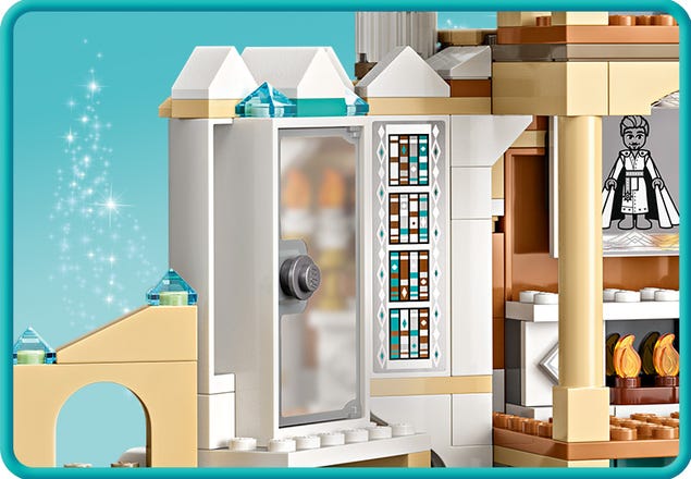 LEGO® Disney Wish 43224 Le Château du Roi Magnifico, Jouet Tiré du Film  Wish avec Figurine Asha, Dahlia et le Roi Magnifico blanc - Lego
