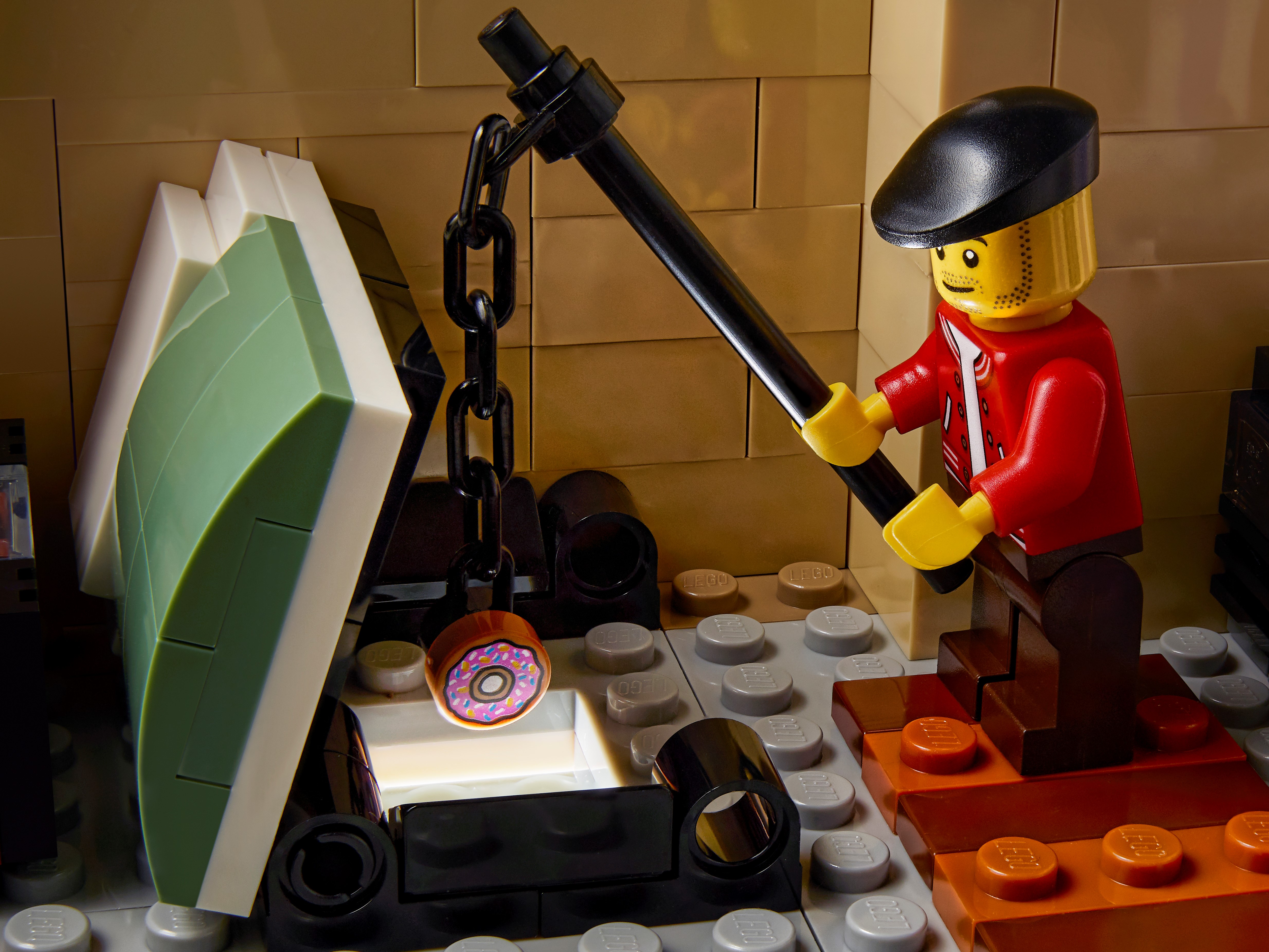10278 LEGO®  Figur Mann mit Tasche aus Creator Polizeistation 1 Stück Neu 