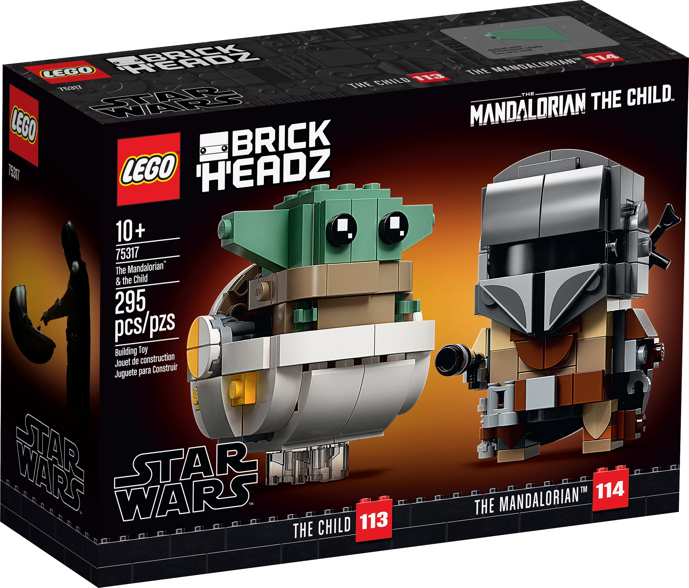 75317 LEGO Star Wars BrickHeadz — Le Mandalorien et l’Enfant neuf/sealed 