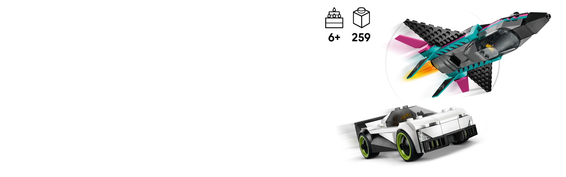 Jet vs. Car 60489 | City | Buy online at the Official LEGO® Shop US