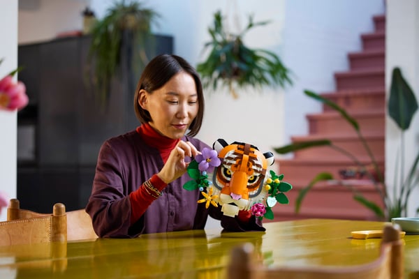 LEGO 31217 La collection Faune - Le tigre — visuel 6 sur 8