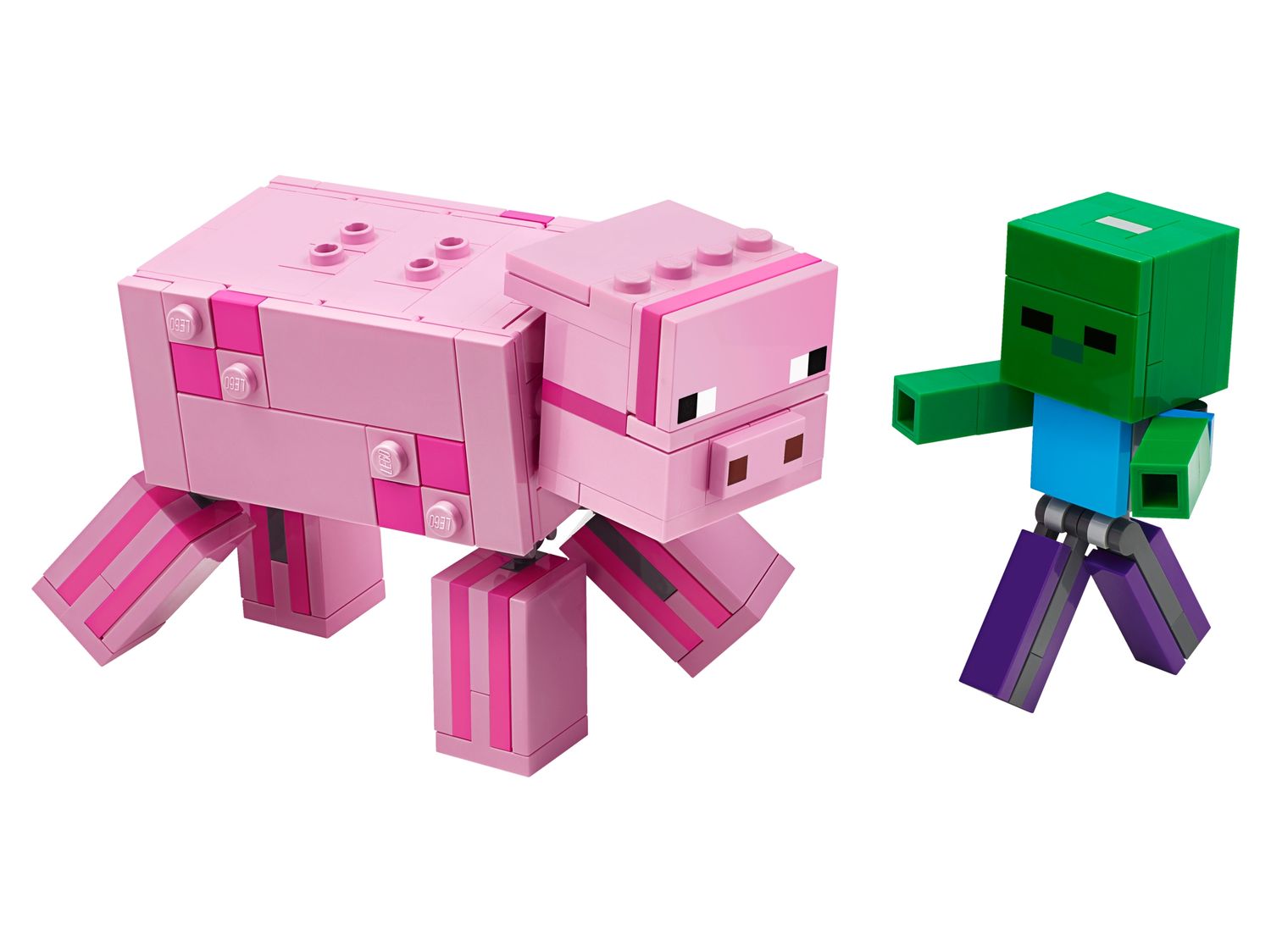 BigFig Pig with Baby Zombie 21157 Minecraft® Buy online at the