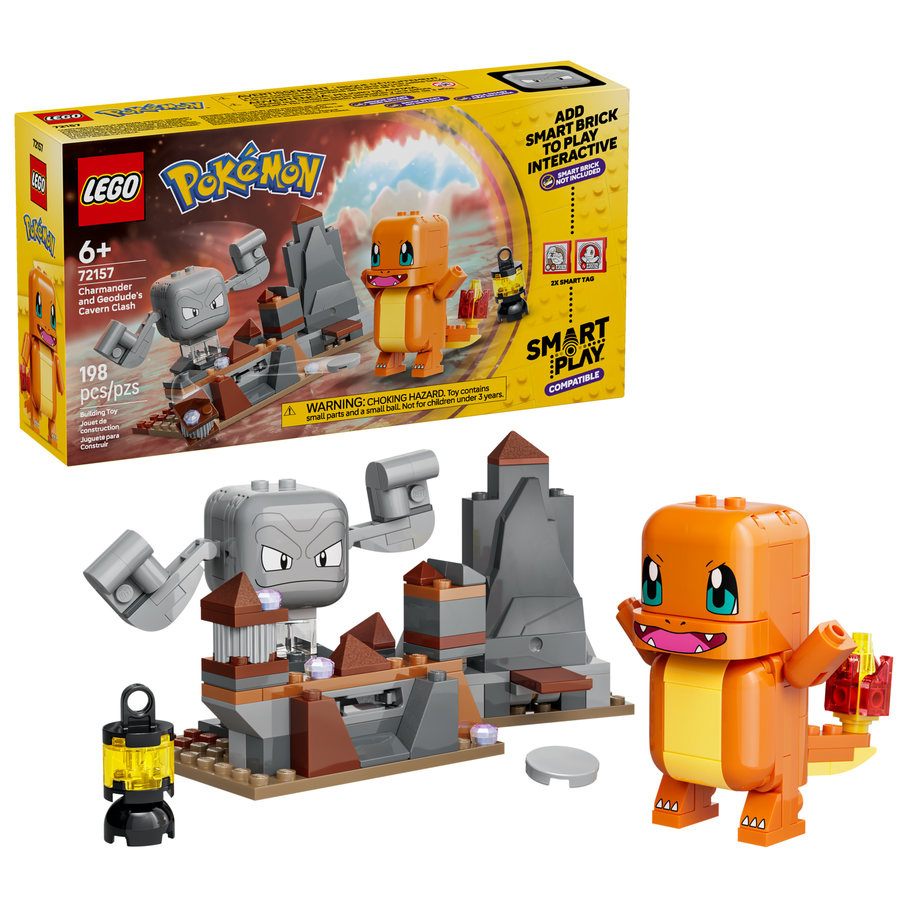 SMART Play™: Charmander and Geodude's Cavern Clash 72157 | Pokémon