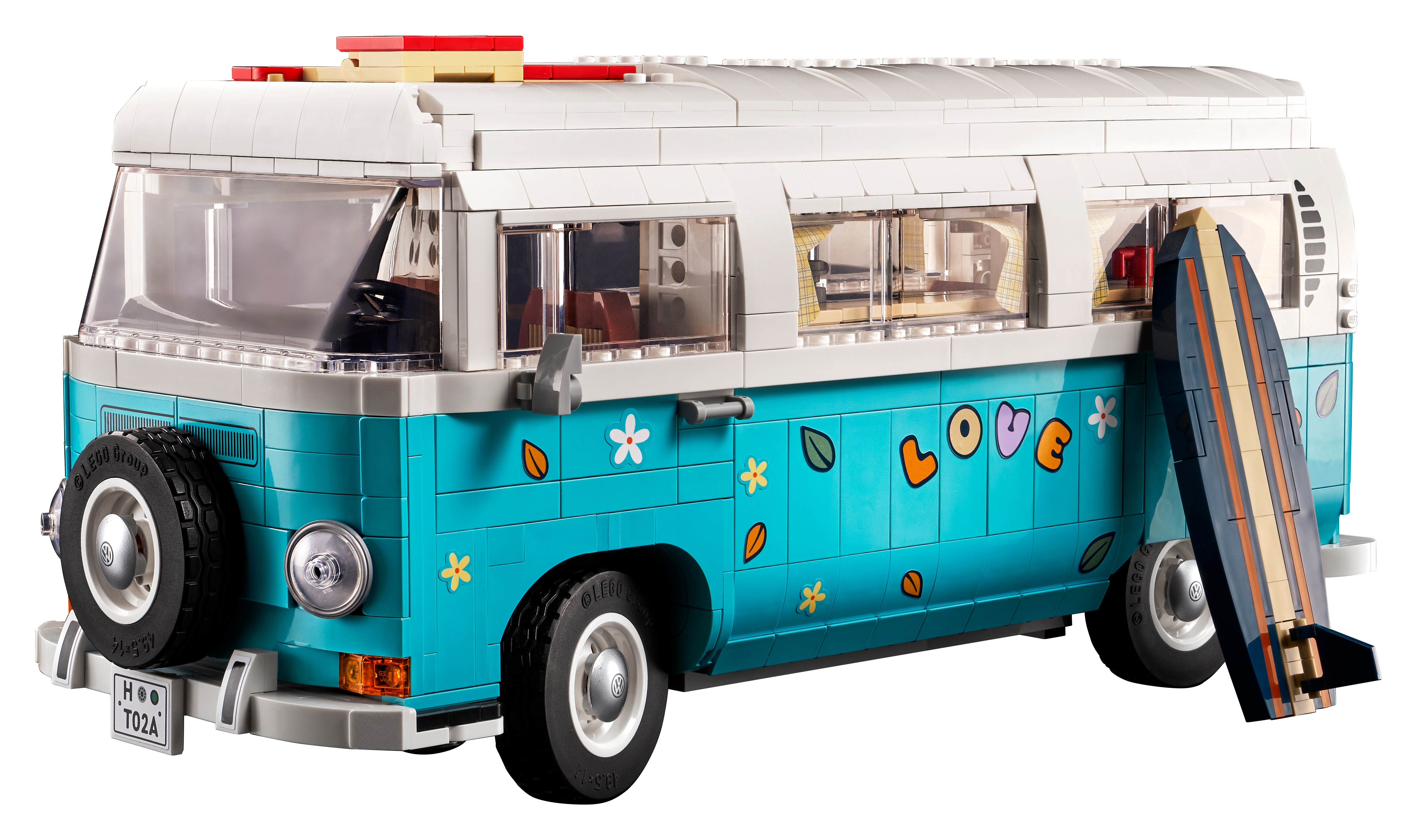 LEGO MOC 10279 VW Bus T2 RC Conversion by Cyrix