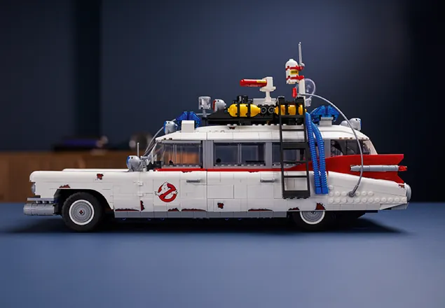 ECTO-1 from the side.
