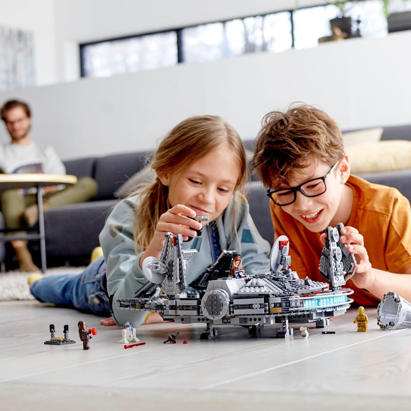 Wars Halcon Lego 75257 Piezas Halcón Milenario 75257 Star Wars