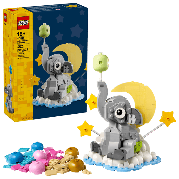 LEGO 40814 Le bébé éléphant dans le ciel — visuel 2 sur 8