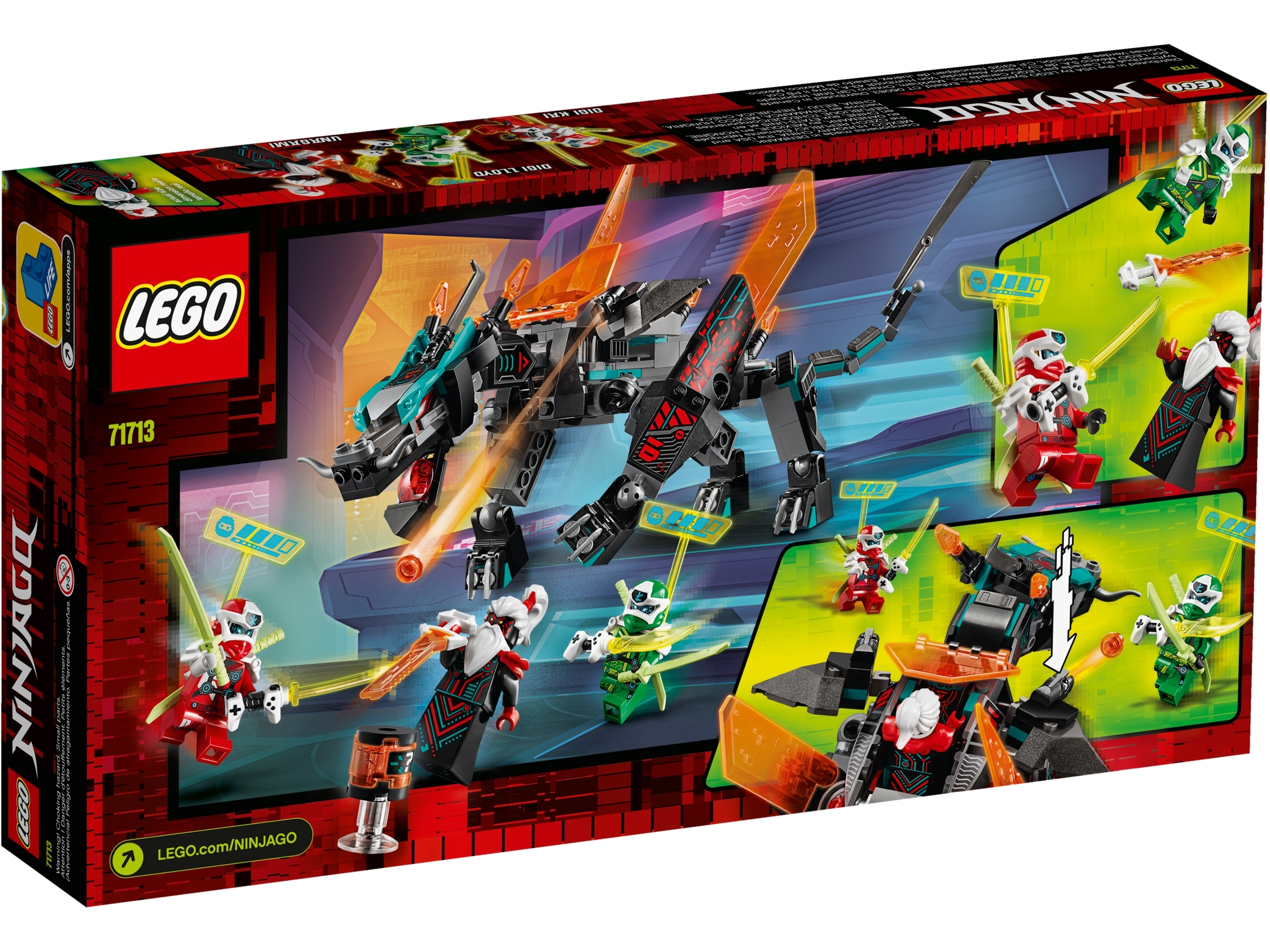 Lego 71713 Ninjago Empire Dragon Schwarzer Tempeldrache 