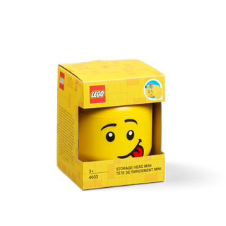 Rangement en forme de tête de garçon LEGO® – Mini (comique)