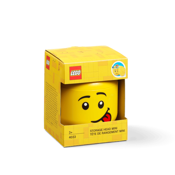 LEGO 5006210 Rangement en forme de tête de garçon LEGO® – Mini (comique) — visuel 2 sur 4