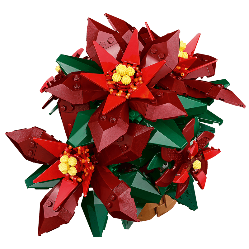 Poinsettia 10370 | Botanicals | Buy online at the Official LEGO® Shop US