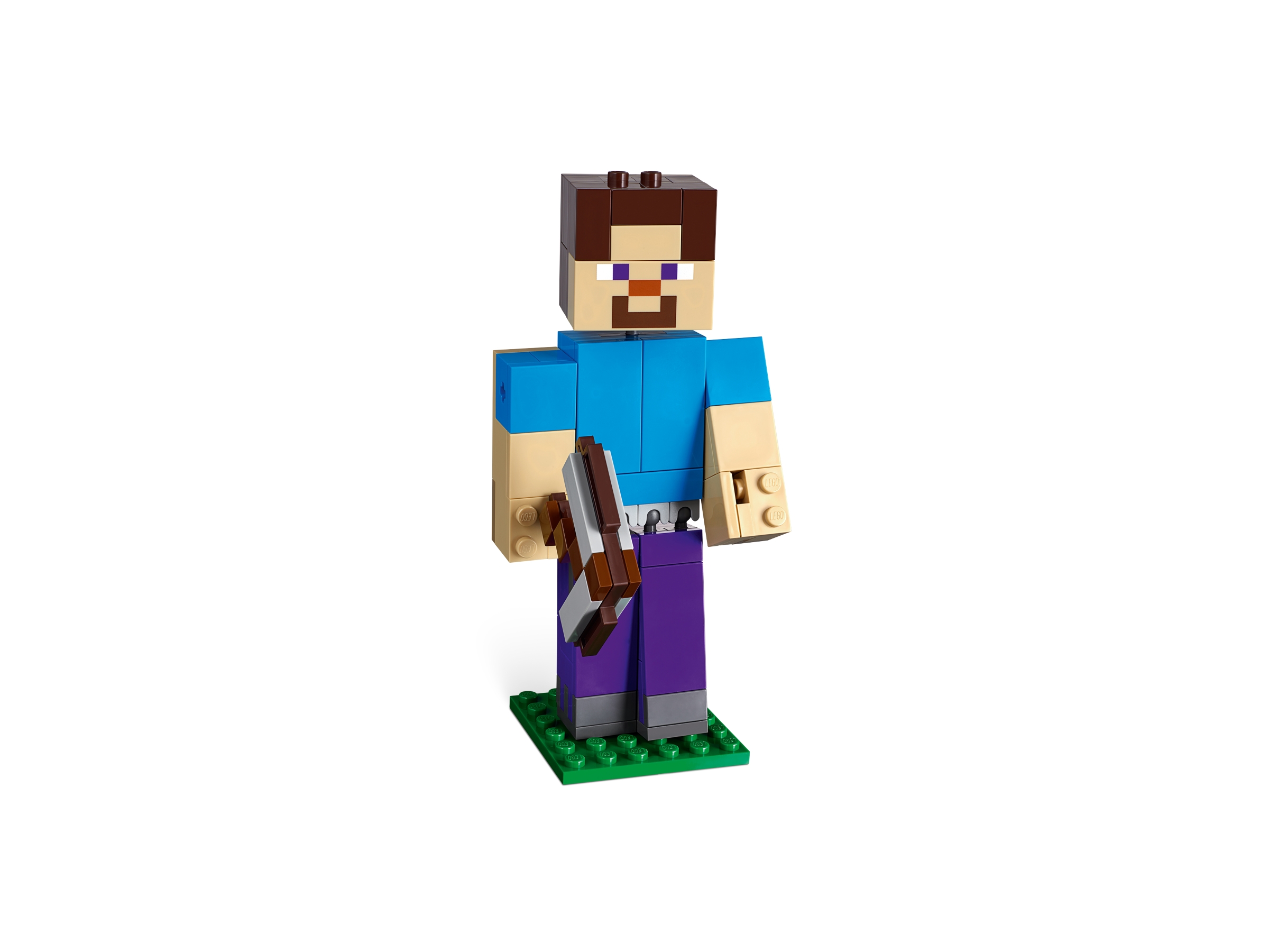 LEGO Minecraft 21148 - Steve Minecraft Bigfig avec perroquet