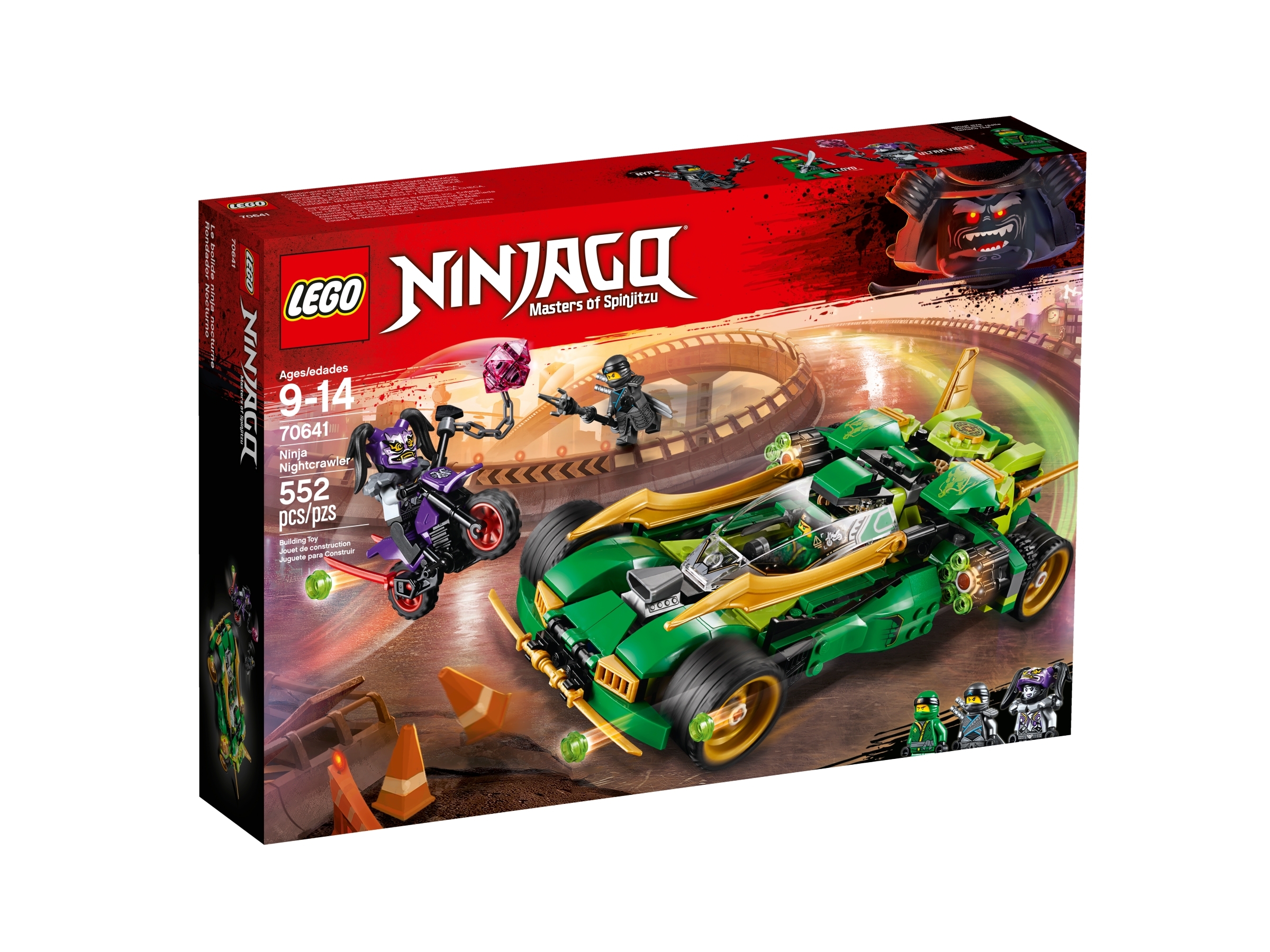 Lego Ninja Nightcrawler Building Set 70641552 piecesAges 9-14