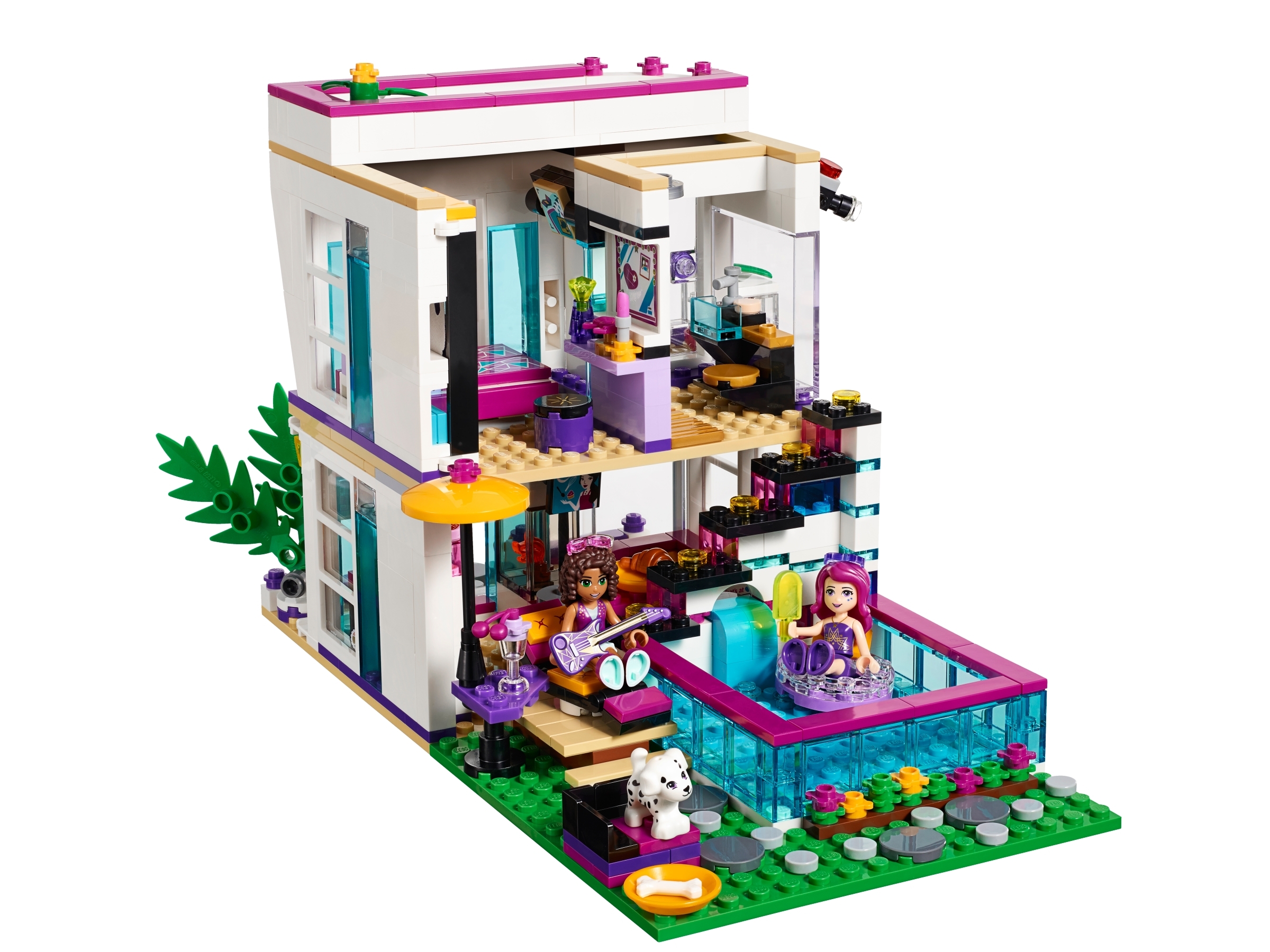 Details about  / Lego Friends Pop Star Lot Livi House Tour Bus 41106 41135 41104 41103 Incomplete